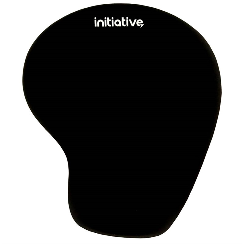INITIATIVE WRIST REST MOUSE PAD BLACK