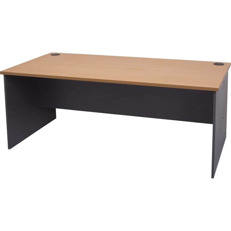 RAPID WORKER OPEN DESK 1500 X 750MM BEECHIRONSTONE