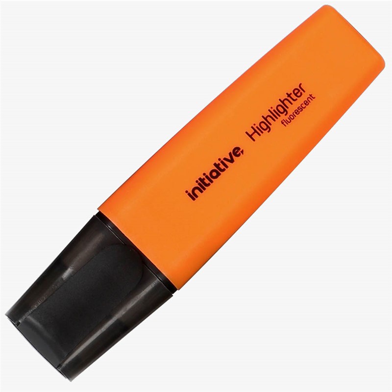INITIATIVE HIGHLIGHTER CHISEL ORANGE