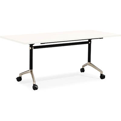 RAPIDLINE TYPHOON FLIP TOP TABLE 1800 X 750 X 750MM WHITE