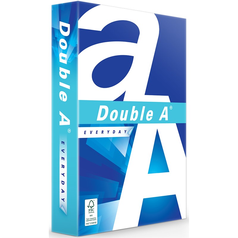 DOUBLE A SMOOTHER A4 CARBON NEUTRAL COPY PAPER 70GSM WHITE PACK 500 SHEETS