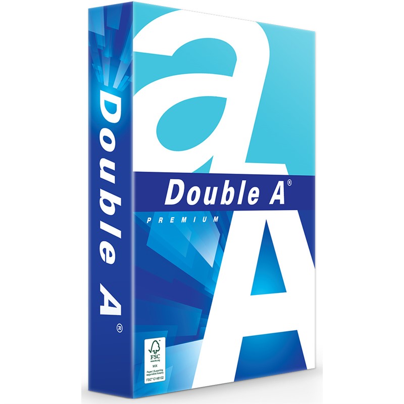 DOUBLE A SMOOTHER A5 CARBON NEUTRAL COPY PAPER 80GSM WHITE PACK 500 SHEETS