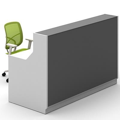 ROMA RECEPTION COUNTER 1800 X 840 X 1150MM WHITEGREY