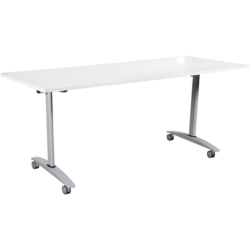 SUMMIT FLIP TOP TABLE 1800 X 750MM WHITE