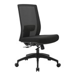 BURO MANTRA ERGONOMIC CHAIR NO ARMS BLACK