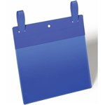DURABLE LOGISTICS POCKETS WITH LOOP BINDER A5 LANDSCAPE BLUE PACK 50