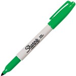 SHARPIE PERMANENT MARKER BULLET FINE 10MM GREEN  