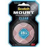 SCOTCH 401H DOUBLESIDED MOUNTING TAPE 25MM X 15M CLEAR