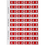 AVERY 44501 LATERAL FILE LABEL SIDE TAB COLOUR CODE A 25 X 42MM RED PACK 240