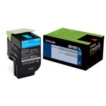 LEXMARK 80C8SC0 808SC TONER CARTRIDGE CYAN