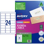 AVERY PREMIUM SHIPPING LABELS WITH AVERYECO 24UP WHITE 20 SHEETS