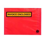 MARBIG PROFESSIONAL PACKAGING ENVELOPE INVOICE ENCLOSED ENVELOPE 230 X 165MM RED BOX 500