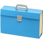 MARBIG CARRY FILE AZ INDEX 390 X 250 X 130MM ASSORTED SUMMER COLOURS