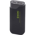 MOKI POWERBANK 5000MAH USBA AND USBC BLACK