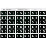 AVERY 43345 LATERAL FILE LABEL SIDE TAB YEAR CODE 5 25 X 38MM DARK GREEN PACK 180