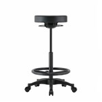 BURO POLO DRAFTING STOOL PU BLACK