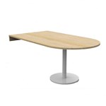 RAPIDLINE DEND TABLE TOP AND ESTILO BASE 1800 X 1000 X 745MM NATURAL OAKWHITE