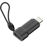 COMSOL USBC FEMALE TO LIGHTNING MFI ADAPTER BLACK