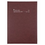 COLLINS APPOINTMENT DAIRY A4 DAY TO PAGE BURGUNDY