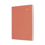 COLLINS BELMONT COLOURS 187V44 DIARY DAY TO PAGE VIEW A5 ORANGE