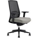 DAL JIRRA SIDE CONTROL SYNCHRO HIGH MESH BACK ARMS BLACK BACK SAND SEAT