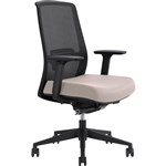 DAL JIRRA SIDE CONTROL SYNCHRO HIGH MESH BACK ARMS BLACK BACK PETAL SEAT