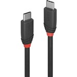 LINDY 36906 BLACK LINE USBC 3A CABLE 1M BLACK