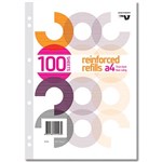 REINFORCED REFILLS A4 PKT100