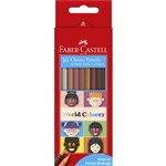 FABERCASTELL CLASSIC COLOUR PENCILS WORLD COLOURS ASSORTED PACK 10
