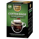 ROBERT TIMMS COFFEE BAGS ITALIAN ESPRESSO PACK 24