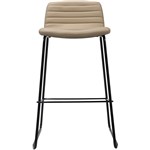 RAPIDLINE PIXEL COUNTER STOOL 630MM ALMONDBLACK