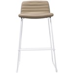 RAPIDLINE PIXEL COUNTER STOOL 630MM ALMONDWHITE