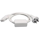 RAPIDLINE STARTER LEAD 20A 3PIN 1000MM WHITE
