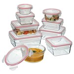 GLASSLOCK GLASS CONTAINER OVEN SAFE 9 PIECE SET