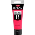JASART BYRON ACRYLIC PAINT 75ML FLUORO PINK