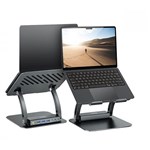 MBEAT STAGE P6 LAPTOP STAND WITH USBC DOCKING STATION BLACK