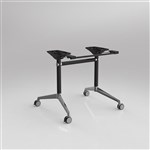 OLG MODULUS FLIP TABLE FRAME TO SUIT LGE 900  1300MM BLACK