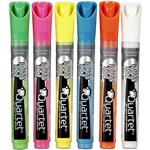 QUARTET GLASSBOARD MARKER BULLET TIP ASSORTED PACK 6