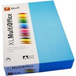 QUILL COLOURED A4 COPY PAPER 80GSM MARINE BLUE PACK 100 SHEETS