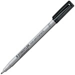 STAEDTLER 316 LUMOCOLOR NONPERMANENT MARKER FINE 06MM BLACK