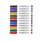 TEACHABLES WHITEBOARD MARKER BULLET ASSORTED PACK 12