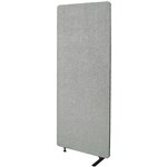 VISIONCHART ZIP ACOUSTIC SINGLE EXTENSION PANEL 1650 X 600MM SILVER