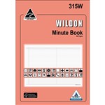 WILDON MINUTE BOOK 56 PAGES A4 ORANGE