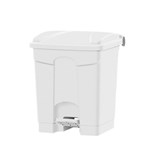 COMPASS PEDAL BIN WHITE 30L