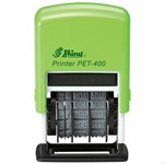 SHINY SELFINKING RECYCLED PET DATE STAMP  BLACK
