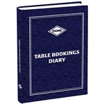 ZIONS 2025 TABLE BOOKINGS DIARY 2PAGE PER DAY 300 X 210MM BLUE