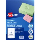 Laser Quick Peel Clear Labels